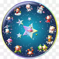 彩色玻璃工艺品艺术作品占星术-空若网 彩色玻璃工艺品艺术作品占星术-空若网