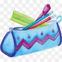 水彩画笔和铅笔盒.手绘水彩笔-空若网 水彩画笔和铅笔盒.手绘水彩笔-空若网