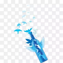 酒瓶翅膀-创意翅膀鸽子瓶-空若网 酒瓶翅膀-创意翅膀鸽子瓶-空若网