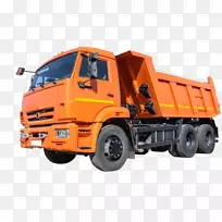 汽车摄影-橙色大卡车-空若网 汽车摄影-橙色大卡车-空若网