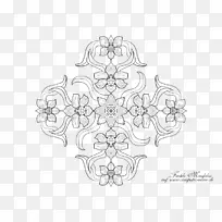 对称线艺术素描-空若网 对称线艺术素描-空若网