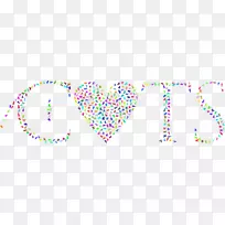 线点字体线-空若网 线点字体线-空若网