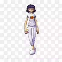 手指头盔智人卡通-紫色-空若网 手指头盔智人卡通-紫色-空若网