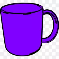 咖啡杯茶杯夹艺术.蓝色杯子剪贴画-空若网 咖啡杯茶杯夹艺术.蓝色杯子剪贴画-空若网