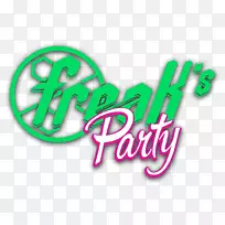 标志品牌绿色字体-夏季派对标志-空若网 标志品牌绿色字体-夏季派对标志-空若网