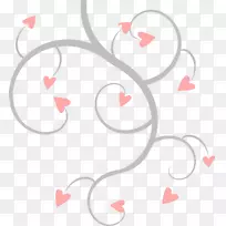 爱心剪贴画-心卷轴-空若网 爱心剪贴画-心卷轴-空若网