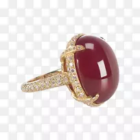宝石身珠宝,深红色钻石-红宝石-空若网 宝石身珠宝,深红色钻石-红宝石-空若网