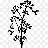 植物茎开花植物叶画-华兰-空若网 植物茎开花植物叶画-华兰-空若网