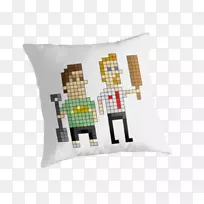 枕头垫长方形纺织品.死者的Shaun-空若网 枕头垫长方形纺织品.死者的Shaun-空若网