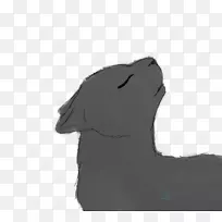 狗的卡通剪影鼻子脖子狗-空若网 狗的卡通剪影鼻子脖子狗-空若网