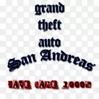 商标字体-圣安德烈亚斯-空若网 商标字体-圣安德烈亚斯-空若网