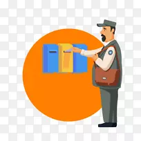 信箱邮递员电子商务剪贴画成功-空若网 信箱邮递员电子商务剪贴画成功-空若网