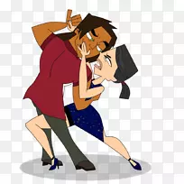 二到探戈成语意为-爱情情侣卡通-空若网 二到探戈成语意为-爱情情侣卡通-空若网