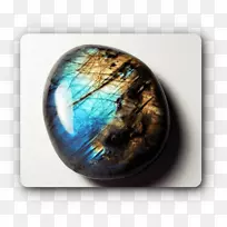 宝石拉布拉多岩矿物岩石耳环宝石-空若网 宝石拉布拉多岩矿物岩石耳环宝石-空若网