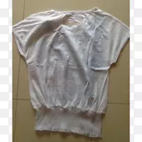 T恤衫外套袖米色T恤-空若网 T恤衫外套袖米色T恤-空若网