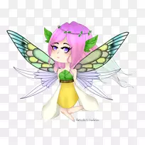 仙女开花植物卡通仙女-空若网 仙女开花植物卡通仙女-空若网