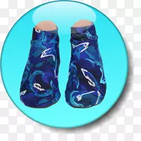 钴蓝色海洋拖鞋-儿童游泳-空若网 钴蓝色海洋拖鞋-儿童游泳-空若网