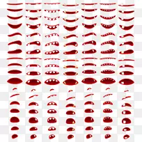 线点红.m字体线-空若网 线点红.m字体线-空若网