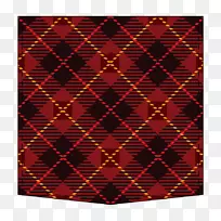 对称平面图.红色格子-空若网 对称平面图.红色格子-空若网