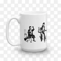 在华尔街咖啡杯陶瓷水彩汤匙上工作-空若网 在华尔街咖啡杯陶瓷水彩汤匙上工作-空若网