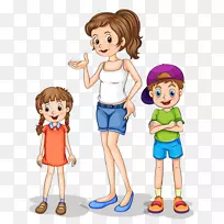 家庭摄影剪贴画-三个孩子-空若网 家庭摄影剪贴画-三个孩子-空若网