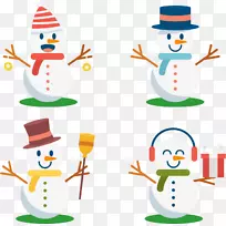 雪人圣诞-可爱的雪人-空若网 雪人圣诞-可爱的雪人-空若网