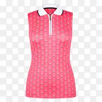 圆点无袖衬衫领衬衫连衣裙-空若网 圆点无袖衬衫领衬衫连衣裙-空若网