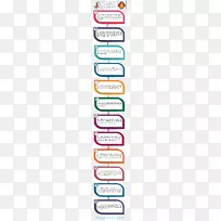 线点字体线-空若网 线点字体线-空若网