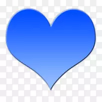 爱之心蓝色剪贴画-一颗大心的图画-空若网 爱之心蓝色剪贴画-一颗大心的图画-空若网
