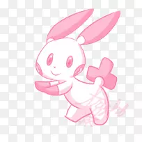 兔精灵欧米茄红宝石和蓝宝石小兔-空若网 兔精灵欧米茄红宝石和蓝宝石小兔-空若网