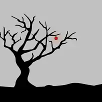 纸树模板夹艺术.黑树-空若网 纸树模板夹艺术.黑树-空若网