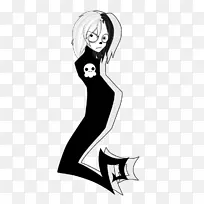 手指视觉艺术人类行为黑发夹艺术-小幽灵-空若网 手指视觉艺术人类行为黑发夹艺术-小幽灵-空若网