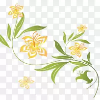 花卉设计花黄色剪贴画橙色花-空若网 花卉设计花黄色剪贴画橙色花-空若网