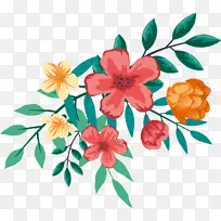 花卉设计水彩画-空若网 花卉设计水彩画-空若网