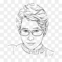 线条艺术鼻子手指素描-维诺普马诺哈拉-空若网 线条艺术鼻子手指素描-维诺普马诺哈拉-空若网