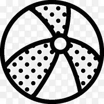 沙滩球电脑图标排球-球-空若网 沙滩球电脑图标排球-球-空若网