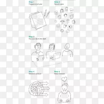 纸线条艺术鼻子素描.可用性测试-空若网 纸线条艺术鼻子素描.可用性测试-空若网