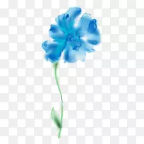 婚礼邀请函水彩画蓝色水彩画-空若网 婚礼邀请函水彩画蓝色水彩画-空若网