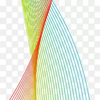 线角对称.彩色线-空若网 线角对称.彩色线-空若网