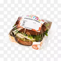 汉堡包素食汉堡快餐菜谱-鸡肉卷-空若网 汉堡包素食汉堡快餐菜谱-鸡肉卷-空若网