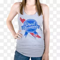 无袖t恤上衣肩带红白相间-空若网 无袖t恤上衣肩带红白相间-空若网