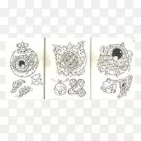 线条艺术银素描-银-空若网 线条艺术银素描-银-空若网