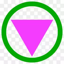 粉红色三角形直角安全空间lgbt符号.符号-空若网 粉红色三角形直角安全空间lgbt符号.符号-空若网