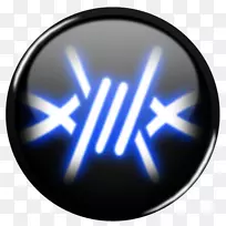 钴蓝霜冻线字体-字体-空若网 钴蓝霜冻线字体-字体-空若网