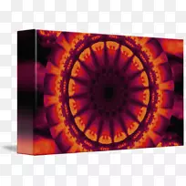 对称万花筒桌面壁纸特写图案橙色天空-空若网 对称万花筒桌面壁纸特写图案橙色天空-空若网