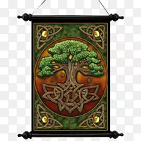 凯尔特神圣之树凯尔特生命之树艺术之树-空若网 凯尔特神圣之树凯尔特生命之树艺术之树-空若网
