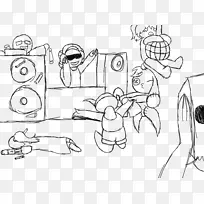 线描数字艺术素描设计-空若网 线描数字艺术素描设计-空若网