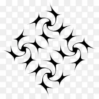 花瓣开花植物线艺术对称剪贴画线-空若网 花瓣开花植物线艺术对称剪贴画线-空若网