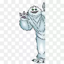 猫埃迪是一只雪人剪贴画-空若网 猫埃迪是一只雪人剪贴画-空若网