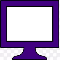 电脑监控电脑图标符号紫色剪贴画电脑监视器图像-空若网 电脑监控电脑图标符号紫色剪贴画电脑监视器图像-空若网